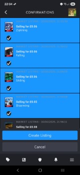 Steam mobile confirmations