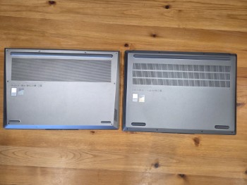 ThinkBook Gen 2 vs ThinkBook Gen 6 bottom view